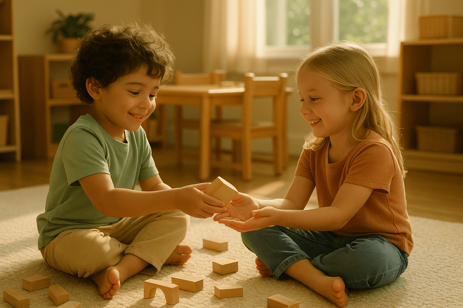 Children playing together